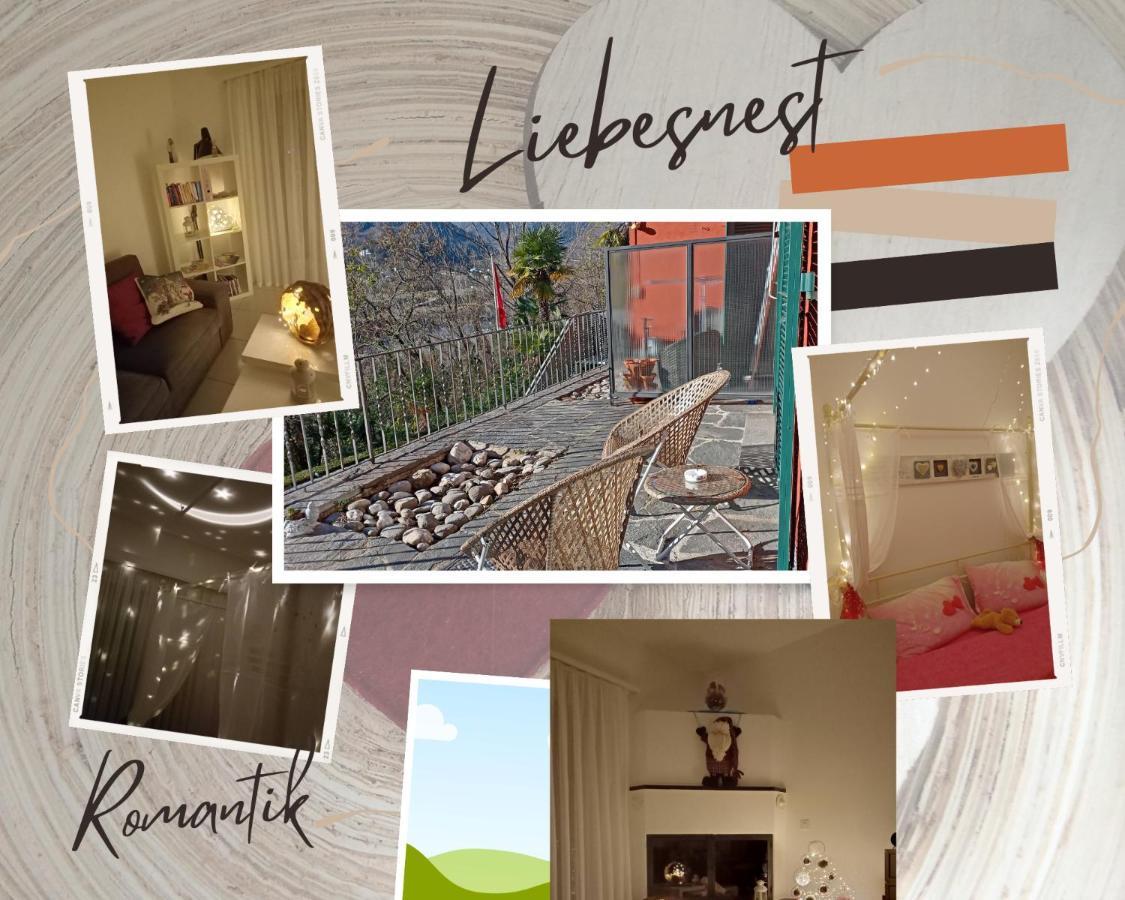 Liebesnest Am Maggiafluss Apartment Solduno Bagian luar foto